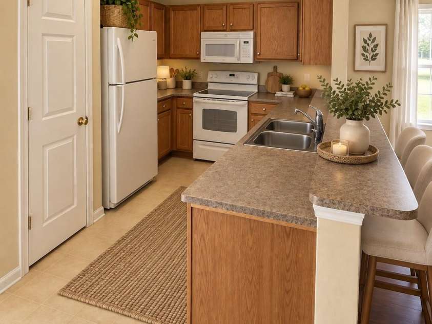 2412 Smugglers Court, Charlotte, NC 28216.  MLS# CAR4424095, YatesRealty ID 50571. Kitchen