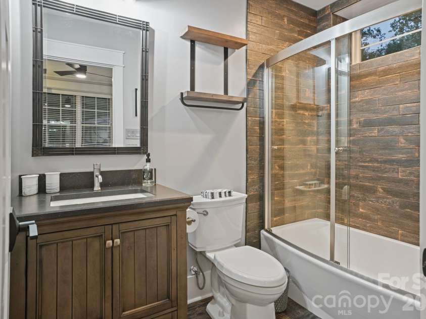 4686 Miller Bridge Road, Connelly Springs, NC 28612.  MLS# CAR4420397, YatesRealty ID 50572. Guest Bathroom