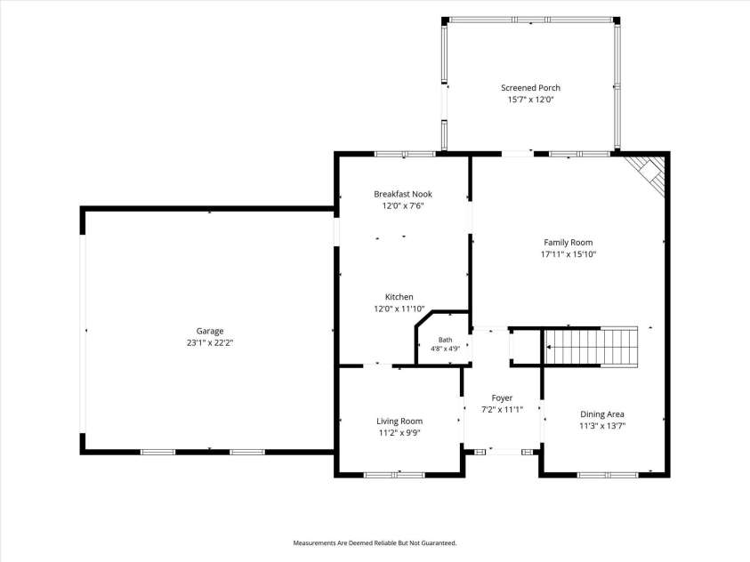 5171 Butner Drive, Hickory, NC 28602.  MLS# CAR4422279, YatesRealty ID 50574. Floor plan