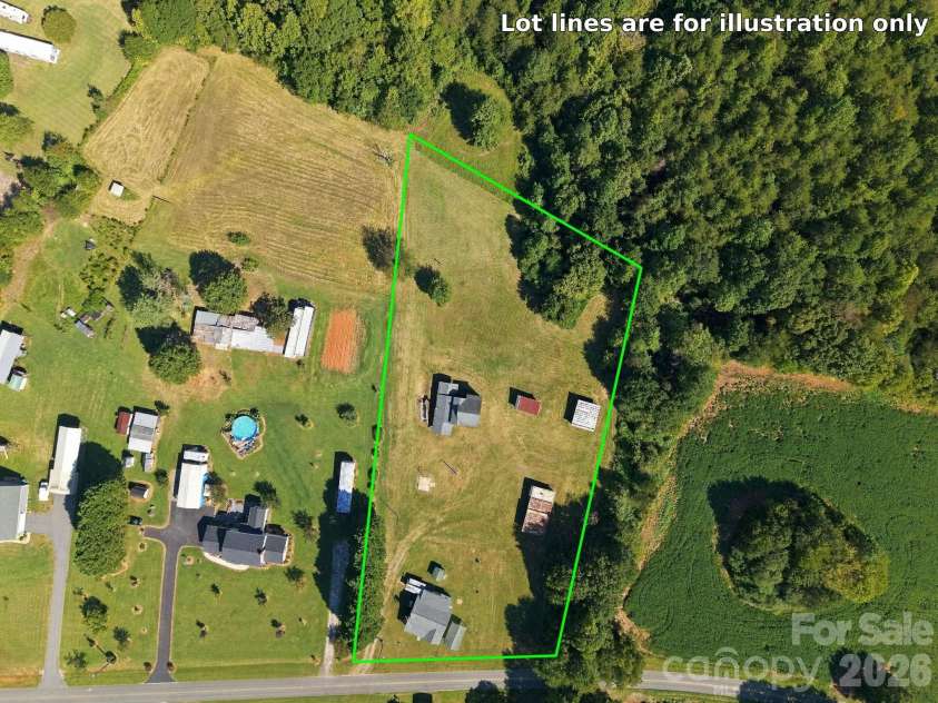7090 Jake Seagle Road, Vale, NC 28168.  MLS# CAR4423572, YatesRealty ID 50584. 