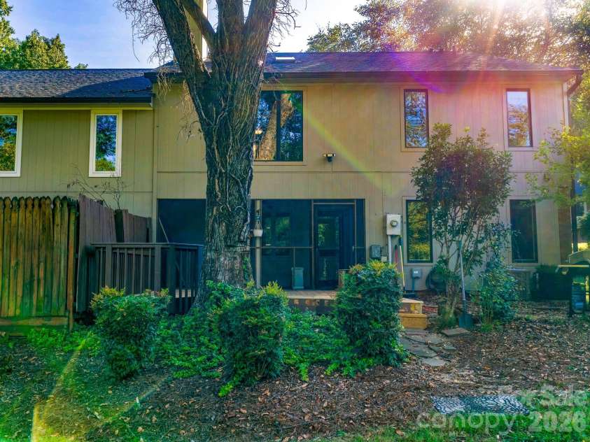 1004 Kenilworth Court, Concord, NC 28027.  MLS# CAR4424102, YatesRealty ID 50591. Backyard Deck (refinished)