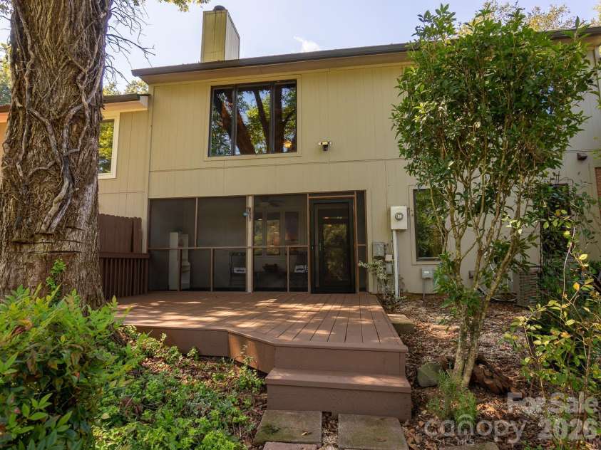 1004 Kenilworth Court, Concord, NC 28027.  MLS# CAR4424102, YatesRealty ID 50591. Backyard Deck (refinished)
