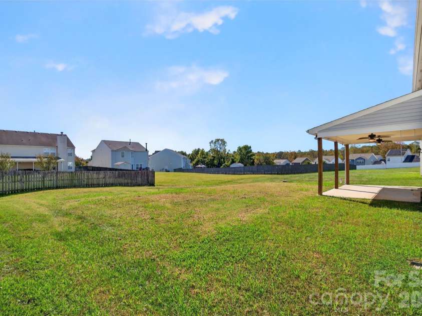 109 Bennett Trail Drive, Mount Holly, NC 28120.  MLS# CAR4424162, YatesRealty ID 50600. Side View Rear