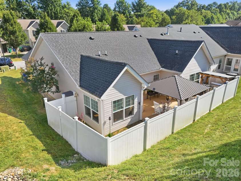 72 Sunny Meadows Boulevard, Arden, NC 28704.  MLS# CAR4421801, YatesRealty ID 50614. Back of Home
