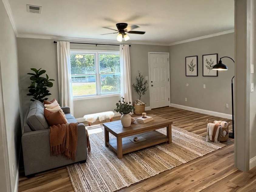 606 Creekridge Road, Monroe, NC 28110.  MLS# CAR4424158, YatesRealty ID 50633. Virtually Staged