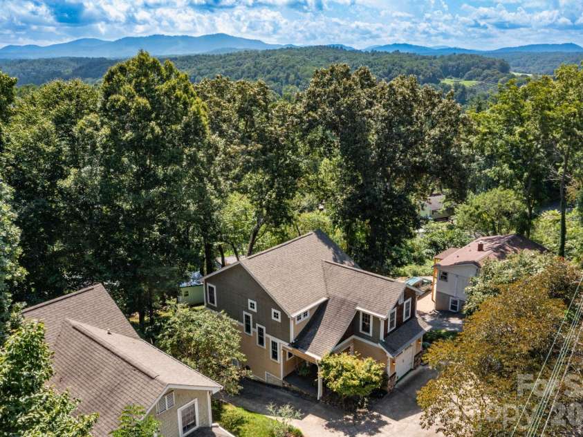278 Brevard Road, Asheville, NC 28806.  MLS# CAR4408932, YatesRealty ID 50646. Aerial Image