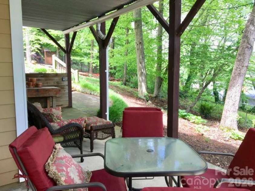 278 Brevard Road, Asheville, NC 28806.  MLS# CAR4408932, YatesRealty ID 50646. Lower Level Patio