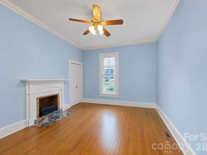 229 Race Street, Statesville, NC 28677.  MLS# CAR4355545, YatesRealty ID 5065. Virtually Empty 1st Floor Master Bedroom (dual closets)