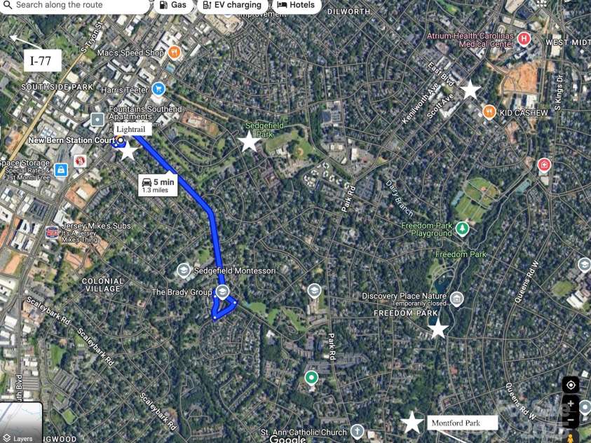 3210 Selwyn Farms Lane, Charlotte, NC 28209.  MLS# CAR4241190, YatesRealty ID 5065. 