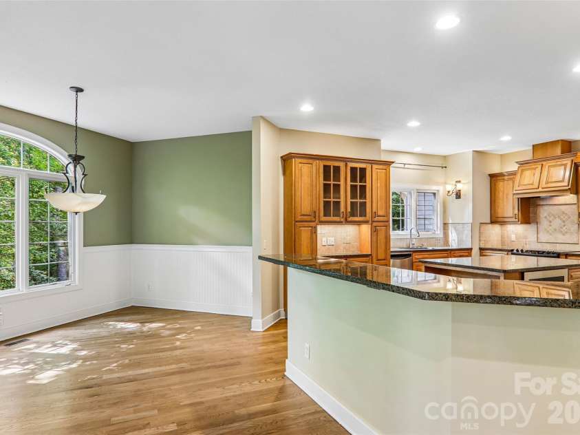 361 Mills River Way, Horse Shoe, NC 28742.  MLS# CAR4423037, YatesRealty ID 50654. Dining room/ breakfast nook off the kitchen