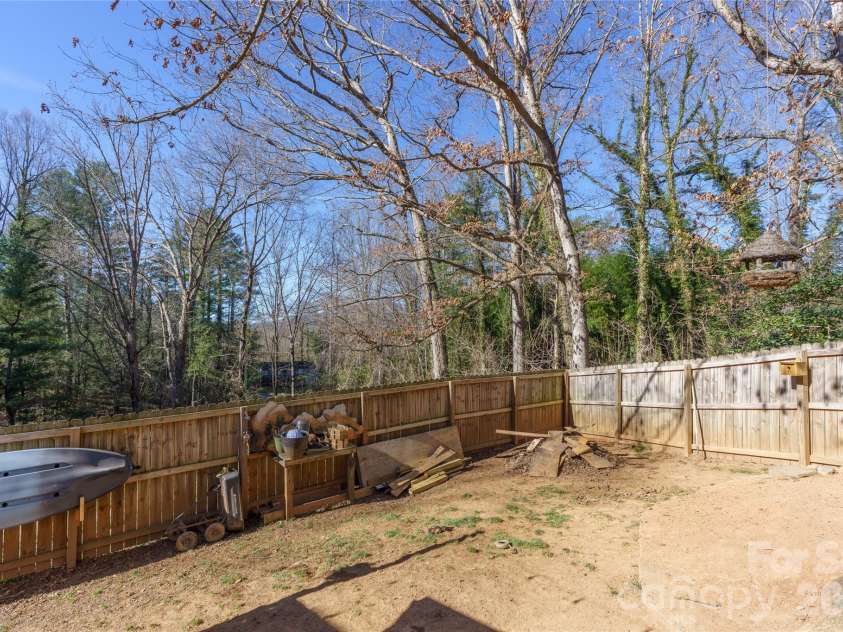 177 Forest Drive, Clyde, NC 28721.  MLS# CAR4424243, YatesRealty ID 50661. Back Yard