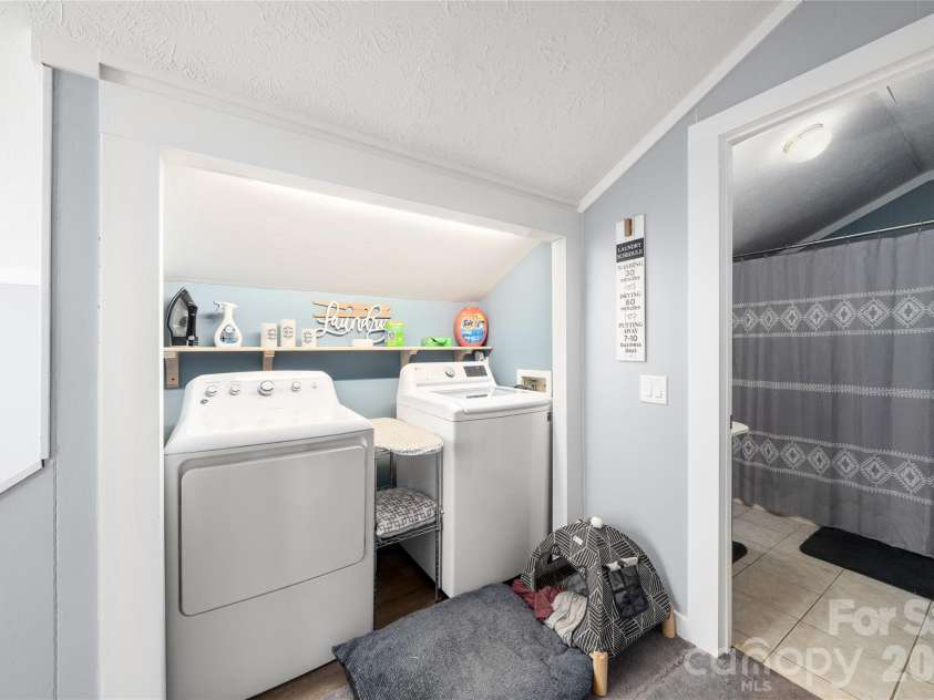 177 Forest Drive, Clyde, NC 28721.  MLS# CAR4424243, YatesRealty ID 50661. Laundry Room