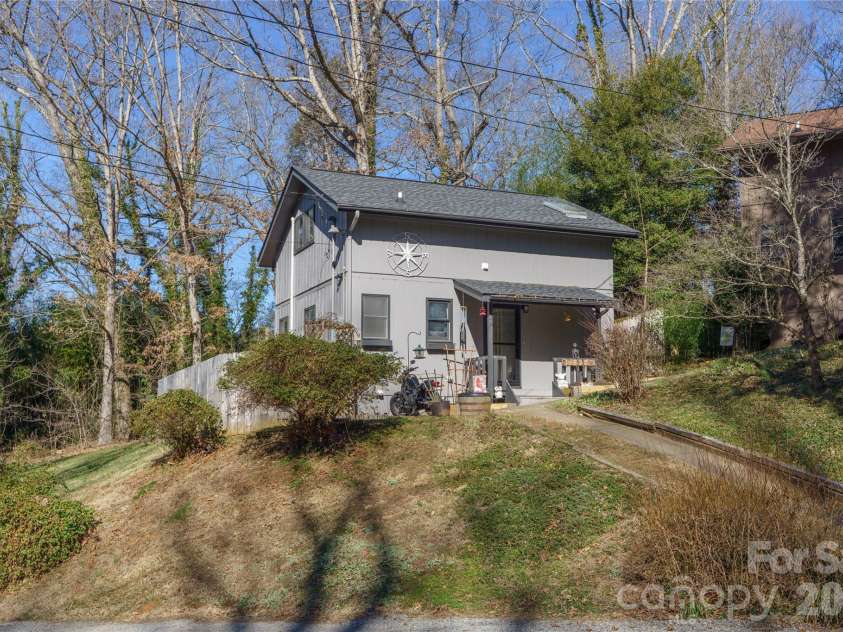177 Forest Drive, Clyde, NC 28721.  MLS# CAR4424243, YatesRealty ID 50661. Longer Range Front View