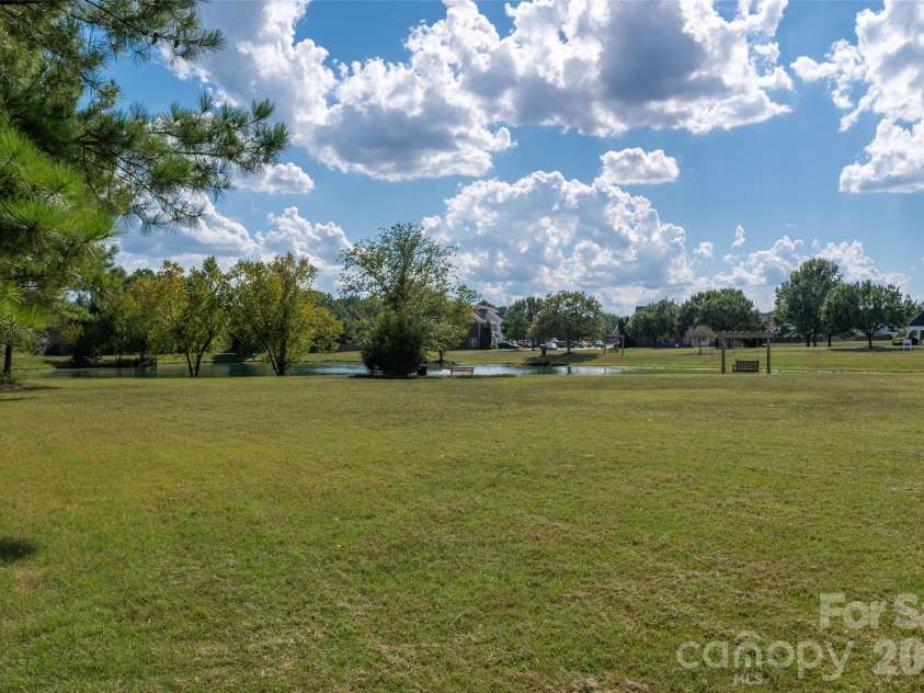 1011 Holly Villa Circle, Indian Trail, NC 28079.  MLS# CAR4424064, YatesRealty ID 50662. Backyard view.