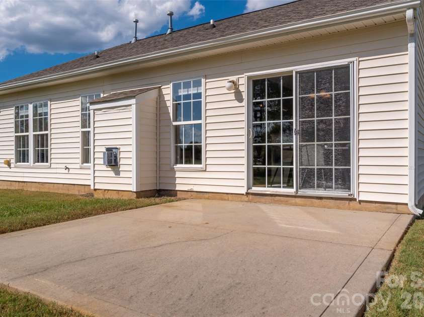 1011 Holly Villa Circle, Indian Trail, NC 28079.  MLS# CAR4424064, YatesRealty ID 50662. Rear view