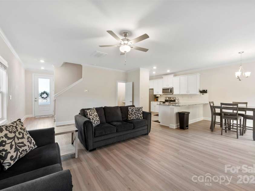 128 Sina Street, Troutman, NC 28166.  MLS# CAR4318732, YatesRealty ID 50674. Living Room