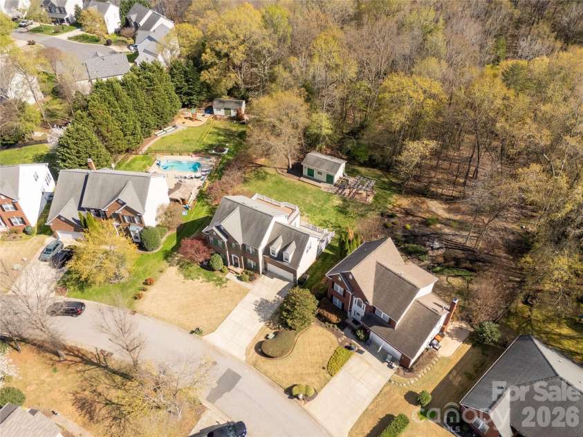 623 Cheval Drive, Fort Mill, SC 29708.  MLS# CAR4358389, YatesRealty ID 5068. House backs up to woods