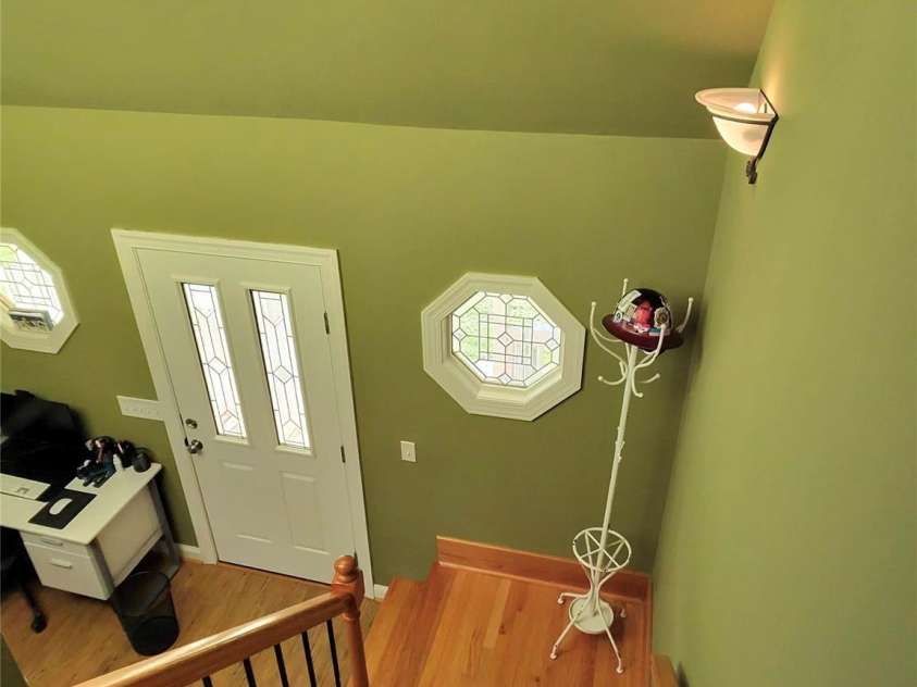 1244 Ross Wright Road, Polkton, NC 28135.  MLS# CAR4421614, YatesRealty ID 50698. Coming Downstairs