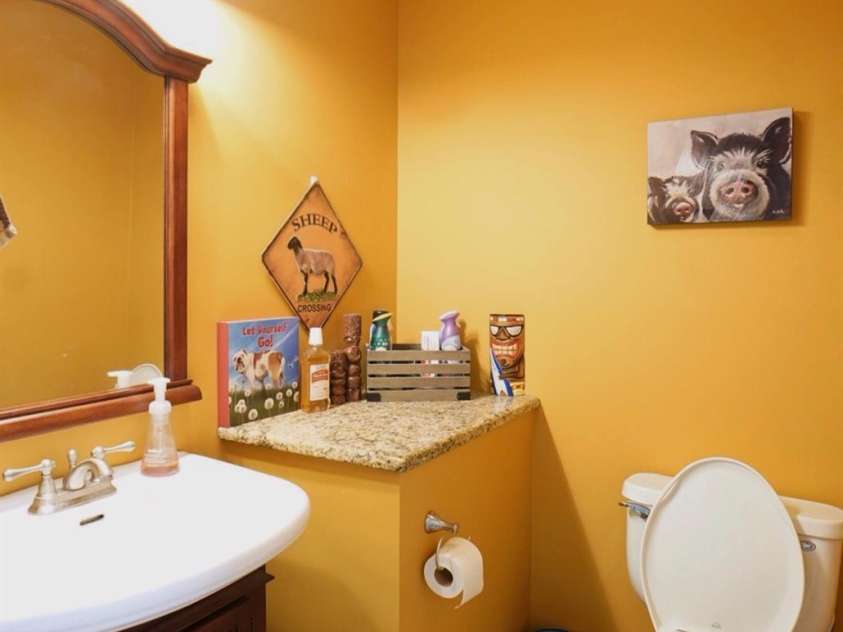 1244 Ross Wright Road, Polkton, NC 28135.  MLS# CAR4421614, YatesRealty ID 50698. Downstairs half bath