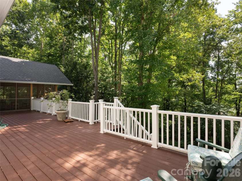 440 Sondley Woods Place, Asheville, NC 28805.  MLS# CAR4423407, YatesRealty ID 50704. Composite decking & updated foundation