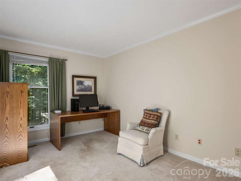 440 Sondley Woods Place, Asheville, NC 28805.  MLS# CAR4423407, YatesRealty ID 50704. Office right off kitchen