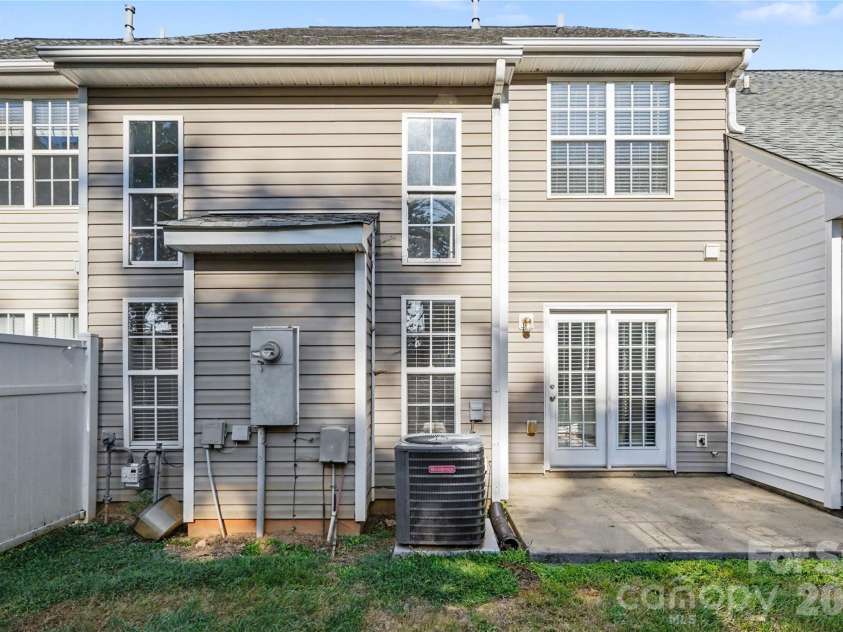11907 Maria Ester Court, Charlotte, NC 28277.  MLS# CAR4422571, YatesRealty ID 50709. Back Elevation