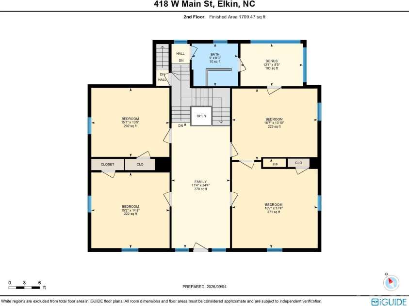 418 Main Street, Elkin, NC 28621.  MLS# CAR4421676, YatesRealty ID 50714. 