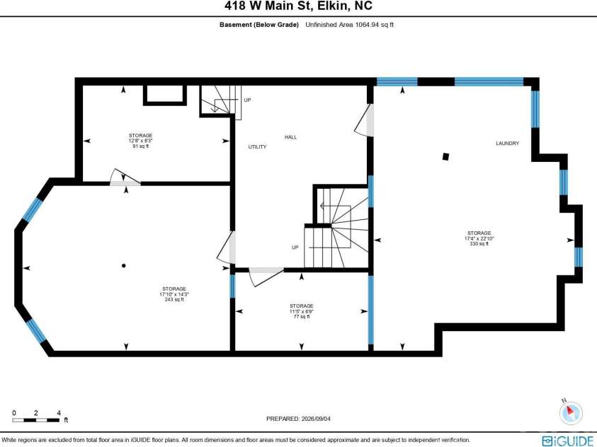 418 Main Street, Elkin, NC 28621.  MLS# CAR4421676, YatesRealty ID 50714. 