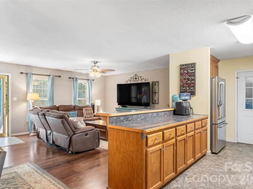 132 Dogwood Heights Drive, Marion, NC 28752.  MLS# CAR4421335, YatesRealty ID 50717. Kitchen/LR