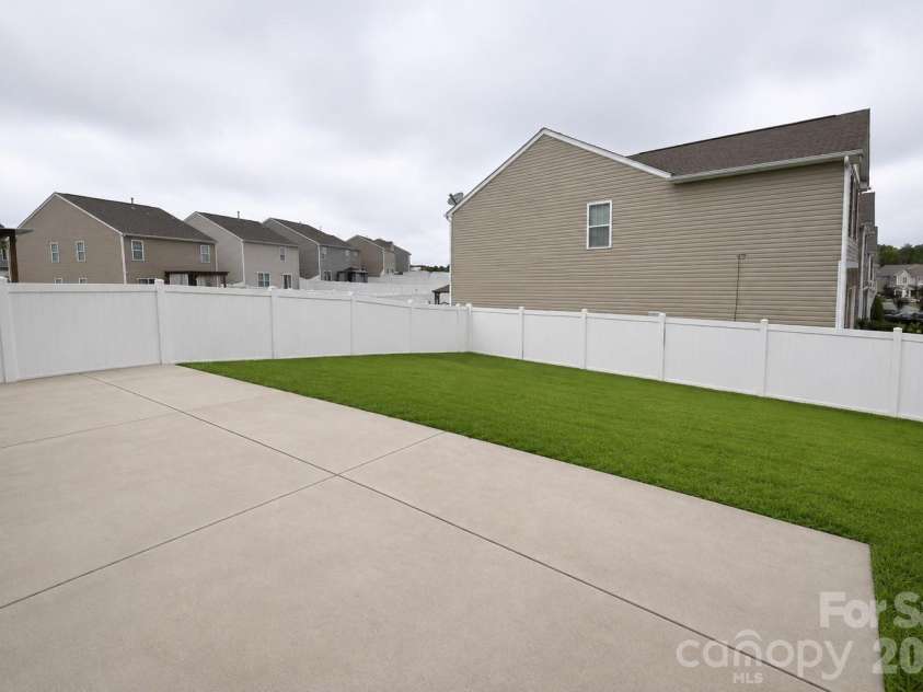 617 Shellbark Drive, Concord, NC 28025.  MLS# CAR4419191, YatesRealty ID 50723. Yard digitally enhanced