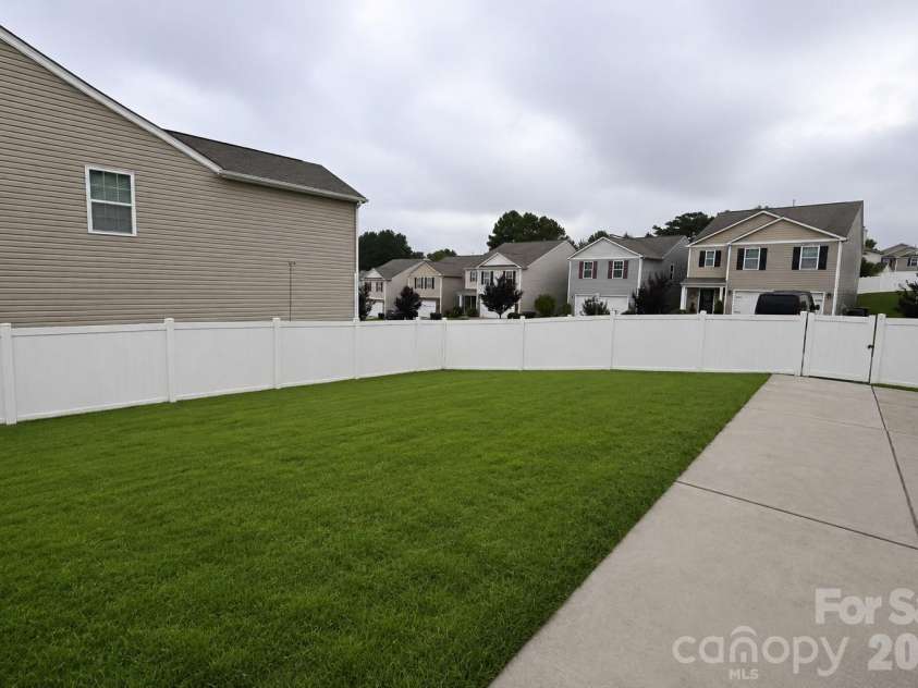 617 Shellbark Drive, Concord, NC 28025.  MLS# CAR4419191, YatesRealty ID 50723. Yard digitally enhanced