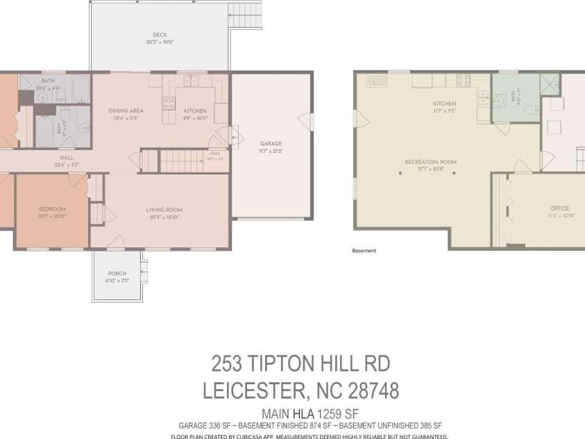 253 Tipton Hill Road, Leicester, NC 28748.  MLS# CAR4423393, YatesRealty ID 50726. 
