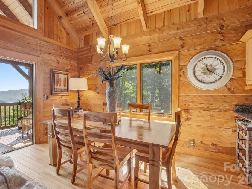 246 Puncheon Lane, Mars Hill, NC 28754.  MLS# CAR4423964, YatesRealty ID 50727. Dining Area