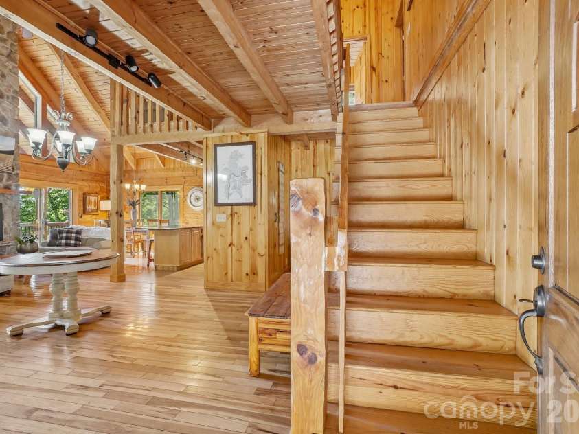 246 Puncheon Lane, Mars Hill, NC 28754.  MLS# CAR4423964, YatesRealty ID 50727. Head Upstairs