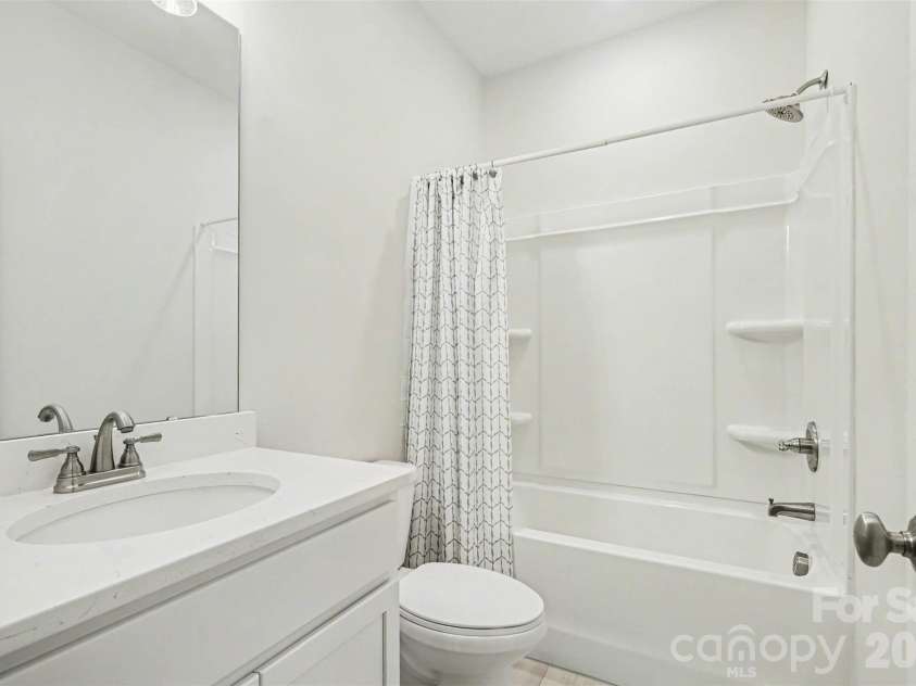 3743 Keyworth Way, Indian Land, SC 29707.  MLS# CAR4418054, YatesRealty ID 50731. Crisp and clean first-floor bathroom.