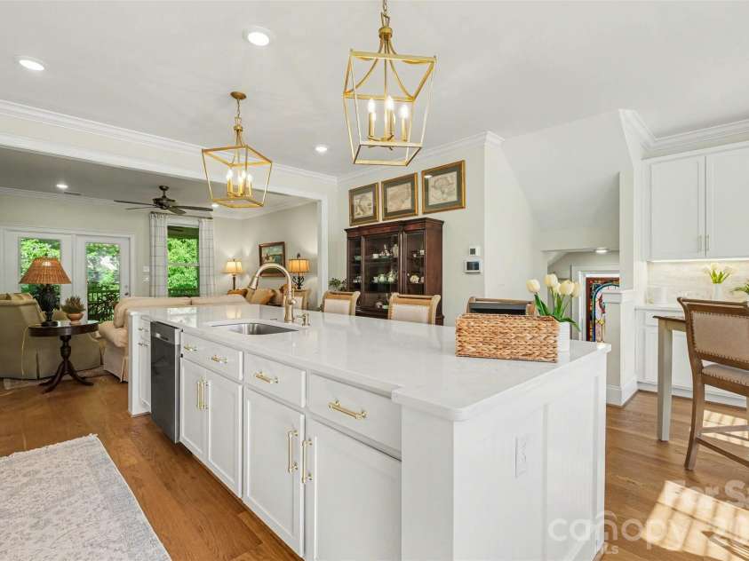 3743 Keyworth Way, Indian Land, SC 29707.  MLS# CAR4418054, YatesRealty ID 50731. Large kitchen island makes for easy prep space or extra counter space when entertaining.