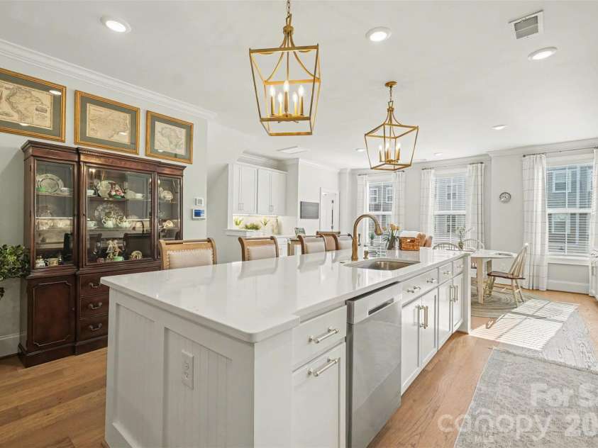 3743 Keyworth Way, Indian Land, SC 29707.  MLS# CAR4418054, YatesRealty ID 50731. Such a light and airy space for cooking and gathering.