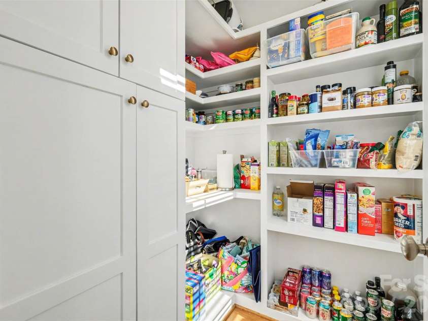 3743 Keyworth Way, Indian Land, SC 29707.  MLS# CAR4418054, YatesRealty ID 50731. The beautiful and functional walk-in pantry provides ample storage.