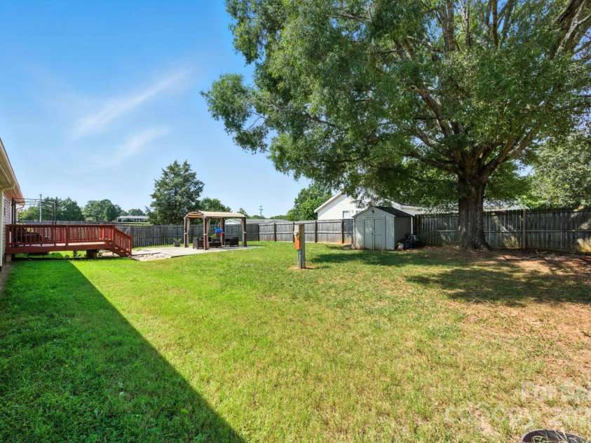 1001 Olde Creek Trail, Concord, NC 28025.  MLS# CAR4311037, YatesRealty ID 50739. Storage Shed to Remain