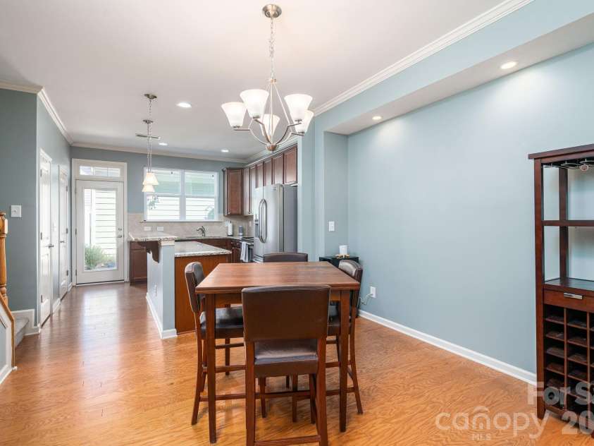 1231 Assembly Street, Belmont, NC 28012.  MLS# CAR4424275, YatesRealty ID 50753. Dining area