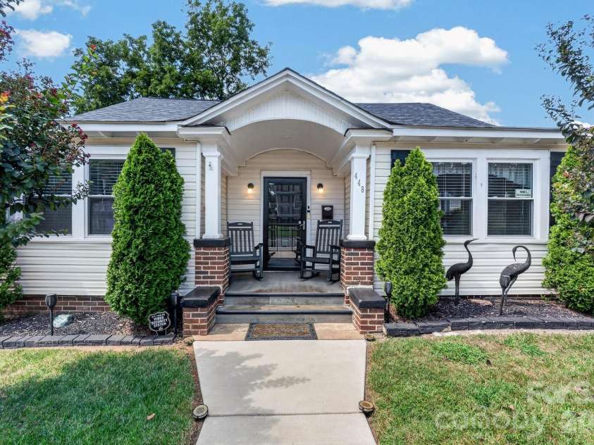 448 1st Street, Hickory, NC 28602.  MLS# CAR4424282, YatesRealty ID 50763. Front of home
