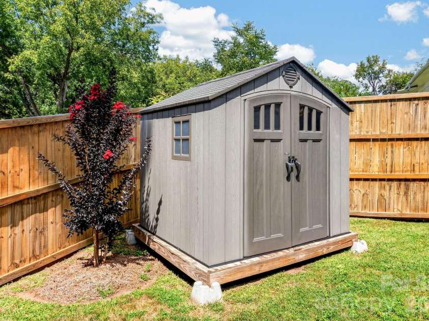 448 1st Street, Hickory, NC 28602.  MLS# CAR4424282, YatesRealty ID 50763. Storage Shed