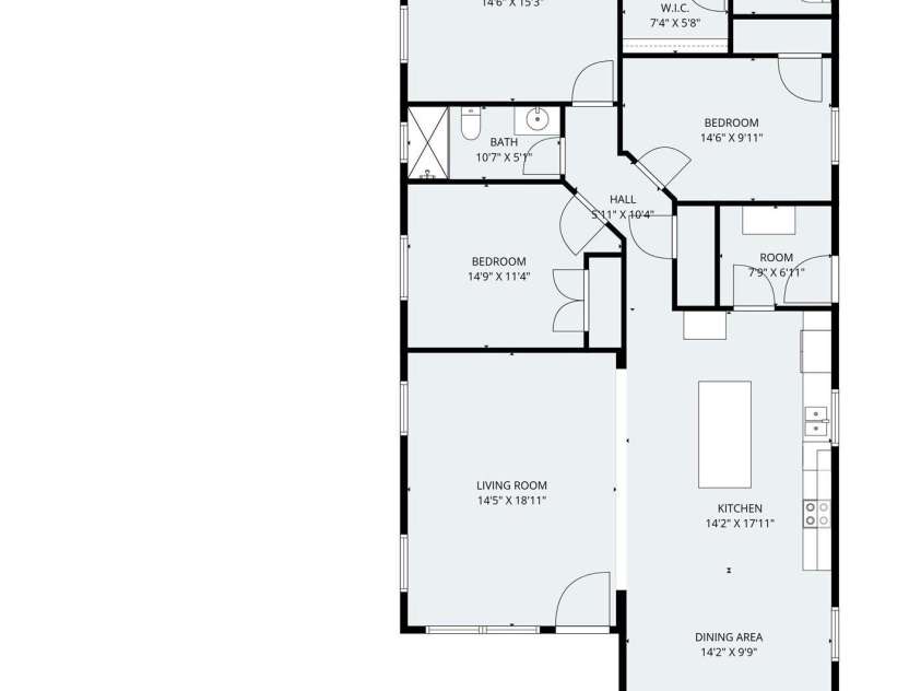 131 Boxwood Lane, Forest City, NC 28043.  MLS# CAR4308779, YatesRealty ID 5077. Floor Plan