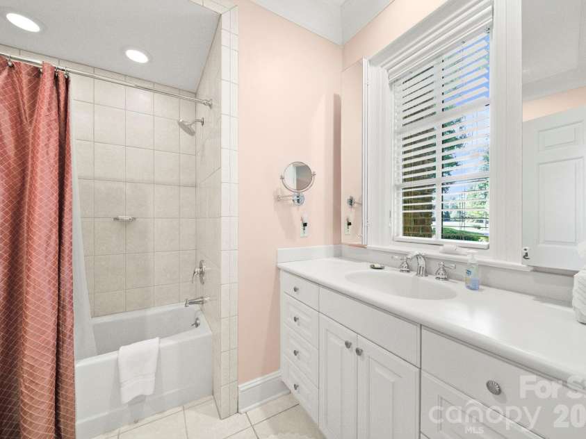 505 Muirfield Drive, Albemarle, NC 28001.  MLS# CAR4424334, YatesRealty ID 50779. Ensuite Bath for Bedroom 2 - Main Level