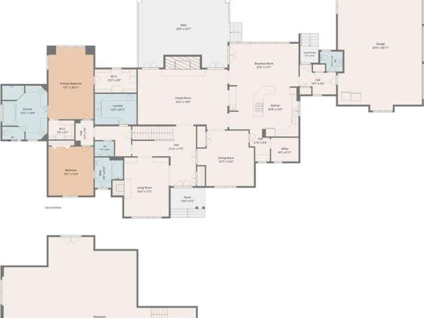 505 Muirfield Drive, Albemarle, NC 28001.  MLS# CAR4424334, YatesRealty ID 50779. Floor Plan and Dimensions