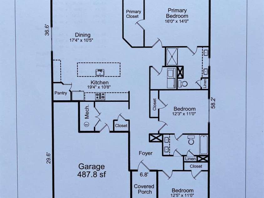 1112 Augustus Beamon Drive, Indian Trail, NC 28079.  MLS# CAR4216944, YatesRealty ID 5081. 