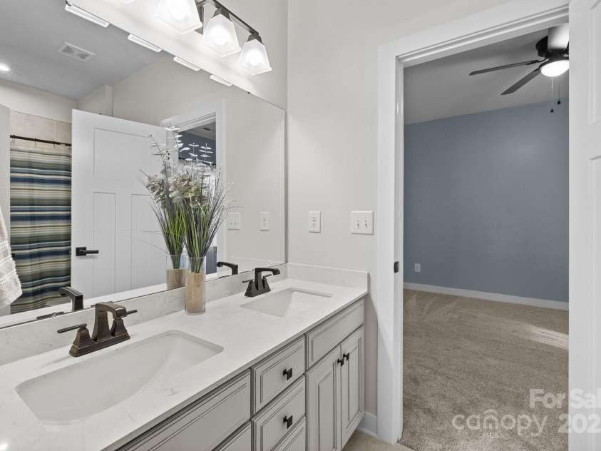 1112 Augustus Beamon Drive, Indian Trail, NC 28079.  MLS# CAR4216944, YatesRealty ID 5081. Secondary Bathroom