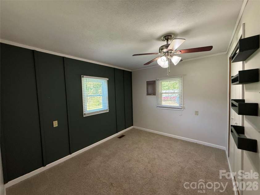 44 Oak Hill Road, Nebo, NC 28761.  MLS# CAR4423318, YatesRealty ID 50821. Front Bedroom