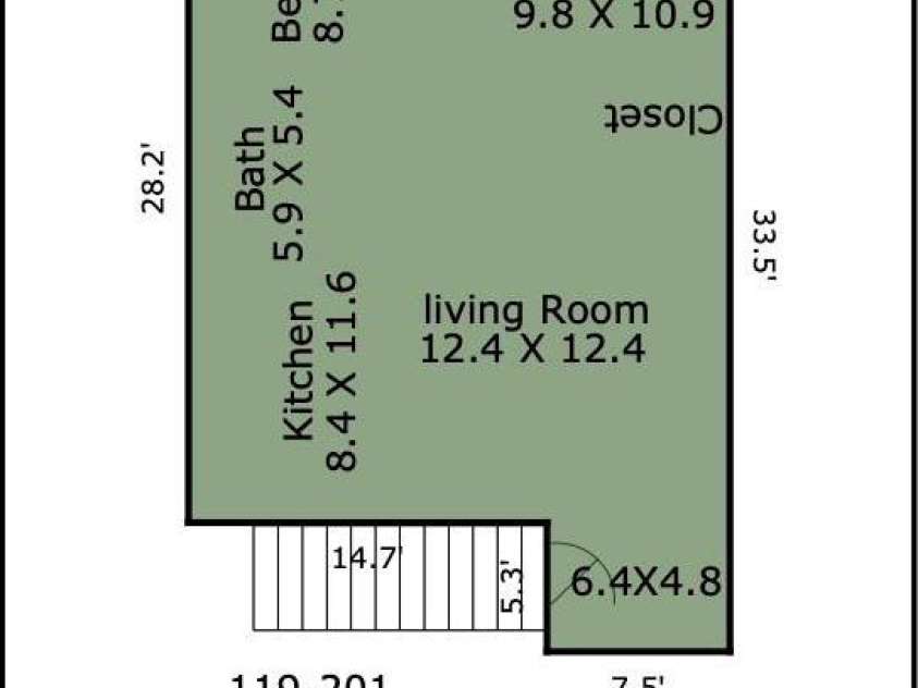 117 & 119 Spears Avenue, Asheville, NC 28801.  MLS# CAR4424401, YatesRealty ID 50827. 