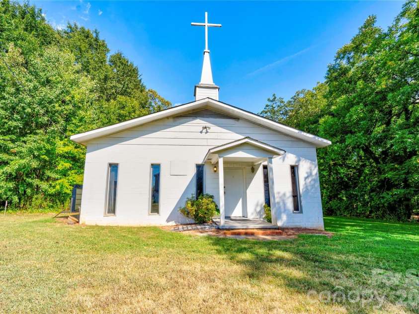 4538 Fallston Road, Fallston, NC 28150.  MLS# CAR4422755, YatesRealty ID 50839. Church - Front